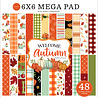 Carta Bella Welcome Autumn 6x6 Inch Cardmakers Mega Pad (CBWA138031) (OUTLET) Carta Bella Welcome Autumn 6x6 Inch Cardmakers Mega Pad (CBWA138031) (OUTLET)