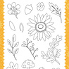 Carta Bella Sunflower Garden Clear Stamps (CBSS368043) (OUTLET) Carta Bella Sunflower Garden Clear Stamps (CBSS368043) (OUTLET)