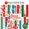 Carta Bella Season's Greetings 6x6 Inch Paper Pad (CBSG329023) (OUTLET) Carta Bella Season's Greetings 6x6 Inch Paper Pad (CBSG329023) (OUTLET)