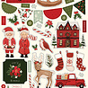 Carta Bella Hello Christmas 6x13 Inch Chipboard Accents (CBHC124021) (OUTLET) Carta Bella Hello Christmas 6x13 Inch Chipboard Accents (CBHC124021) (OUTLET)