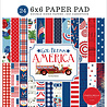 Carta Bella God Bless America 6x6 Inch Paper Pad (CBGBA136023) (OUTLET) Carta Bella God Bless America 6x6 Inch Paper Pad (CBGBA136023) (OUTLET)