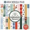 Carta Bella Farmhouse Summer 6x6 Inch Cardmakers Mega Pad (CBFAS150031) (OUTLET) Carta Bella Farmhouse Summer 6x6 Inch Cardmakers Mega Pad (CBFAS150031) (OUTLET)