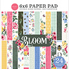 Carta Bella Bloom 6x6 Inch Paper Pad (CBBL366023) (OUTLET) Carta Bella Bloom 6x6 Inch Paper Pad (CBBL366023) (OUTLET)