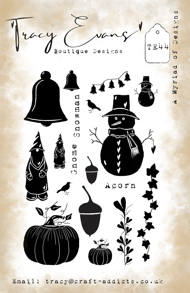 Tracy Evans A Myriad of Designs A5 Clear Stamp (TE044) Tracy Evans A Myriad of Designs A5 Clear Stamp (TE044)