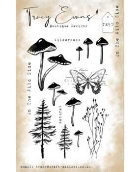 Tracy Evans On The Wild Side A6 Clear Stamp (TE050)