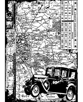 Stampers Anonymous Cling Components Stamps Car (COM013) Stampers Anonymous Cling Components Stamps Car (COM013)