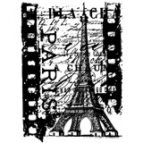 Stampers Anonymous Cling Components Stamps Paris Film (COM035)
