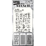 Stampers Anonymous Tim Holtz Mini Layering Stencil Set 7 (THMST007)