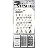 Stampers Anonymous Tim Holtz Mini Layering Stencil Set 11 (THMST011)
