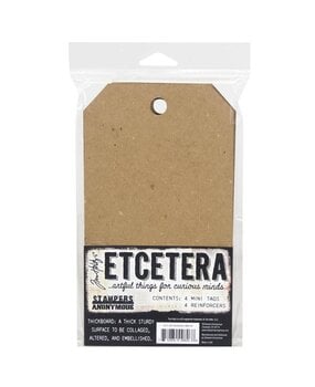Stampers Anonymous Tim Holtz Etcetera Chipboard Mini Tag (THETC004)