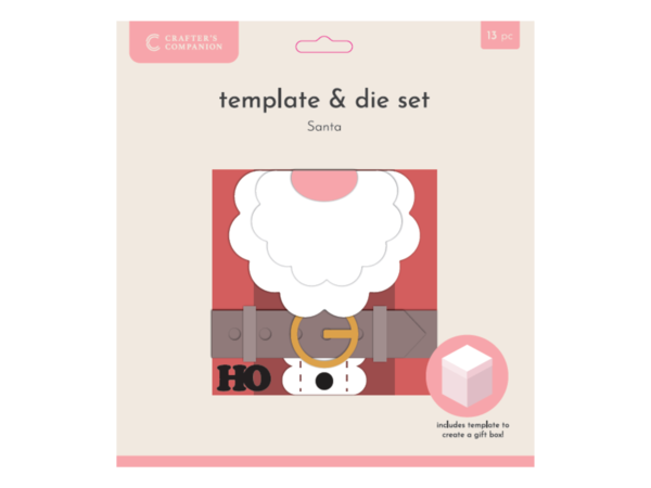 Crafter's Companion Santa Card Template & Die Set (CC-MD-TEMP-SANT) Crafter's Companion Santa Card Template & Die Set (CC-MD-TEMP-SANT)