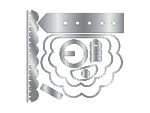 Crafter's Companion Santa Card Template & Die Set (CC-MD-TEMP-SANT) Crafter's Companion Santa Card Template & Die Set (CC-MD-TEMP-SANT)