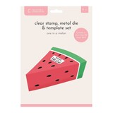 Crafter's Companion Fruit Treat Boxes One in a Melon Stamp Die & Template (CC-STD-TEMP-OIAM)