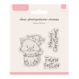 Crafter's Companion Feline Festive Clear Stamps (CC-STP-FEFE)