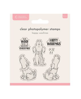 Crafter's Companion Happy Woofmas Clear Stamps (CC-STP-HAWO) Crafter's Companion Happy Woofmas Clear Stamps (CC-STP-HAWO)