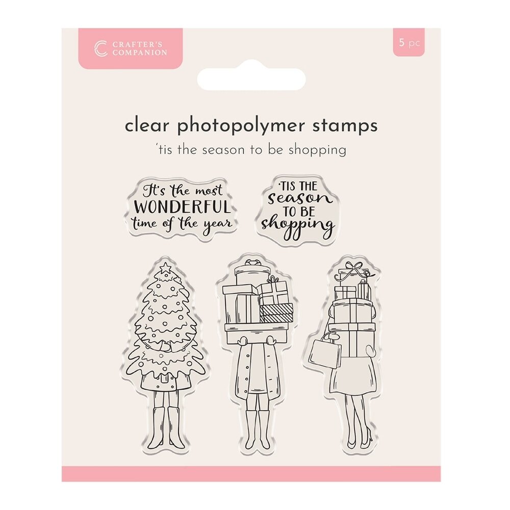 Crafter's Companion 'Tis the Season to be Shopping Clear Stamps (CC-STP-TSSH) Crafter's Companion 'Tis the Season to be Shopping Clear Stamps (CC-STP-TSSH)