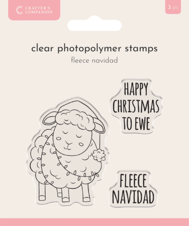 Crafter's Companion Fleece Navidad Clear Stamps (CC-STP-FLNA)