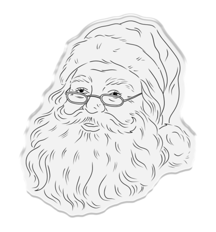 Crafter's Companion Retro Christmas Stamp & Die Santa (CC-RC-STD-SAN) Crafter's Companion Retro Christmas Stamp & Die Santa (CC-RC-STD-SAN)
