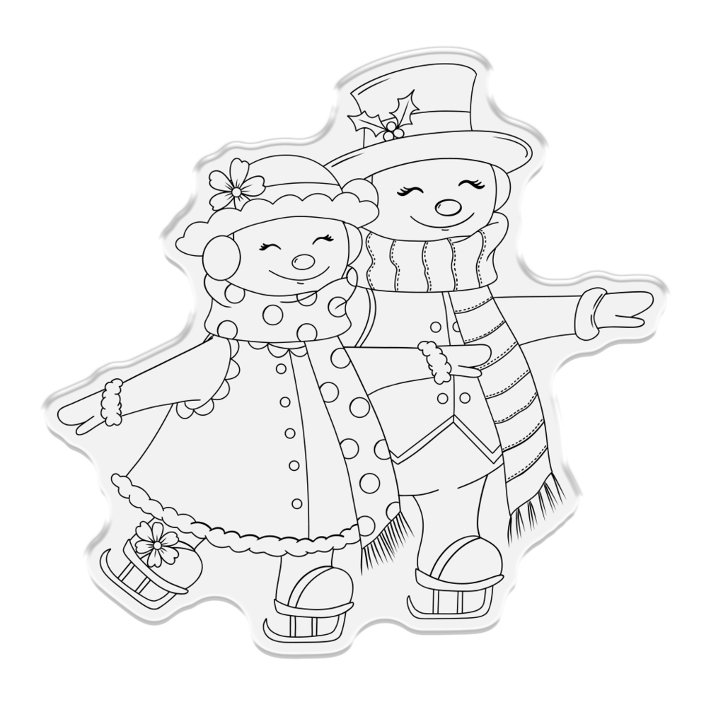Crafter's Companion Retro Christmas Stamp & Die Snowpeople (CC-RC-STD-SPE) Crafter's Companion Retro Christmas Stamp & Die Snowpeople (CC-RC-STD-SPE)