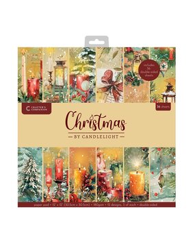 Crafter's Companion Christmas by Candlelight 12x12 Inch Paper Pad (CBC-PAD12)