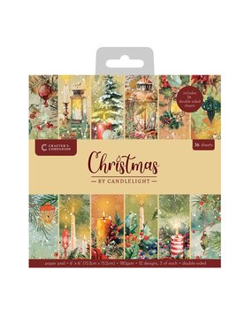 Crafter's Companion Christmas by Candlelight 6x6 Inch Paper Pad (CBC-PAD6)