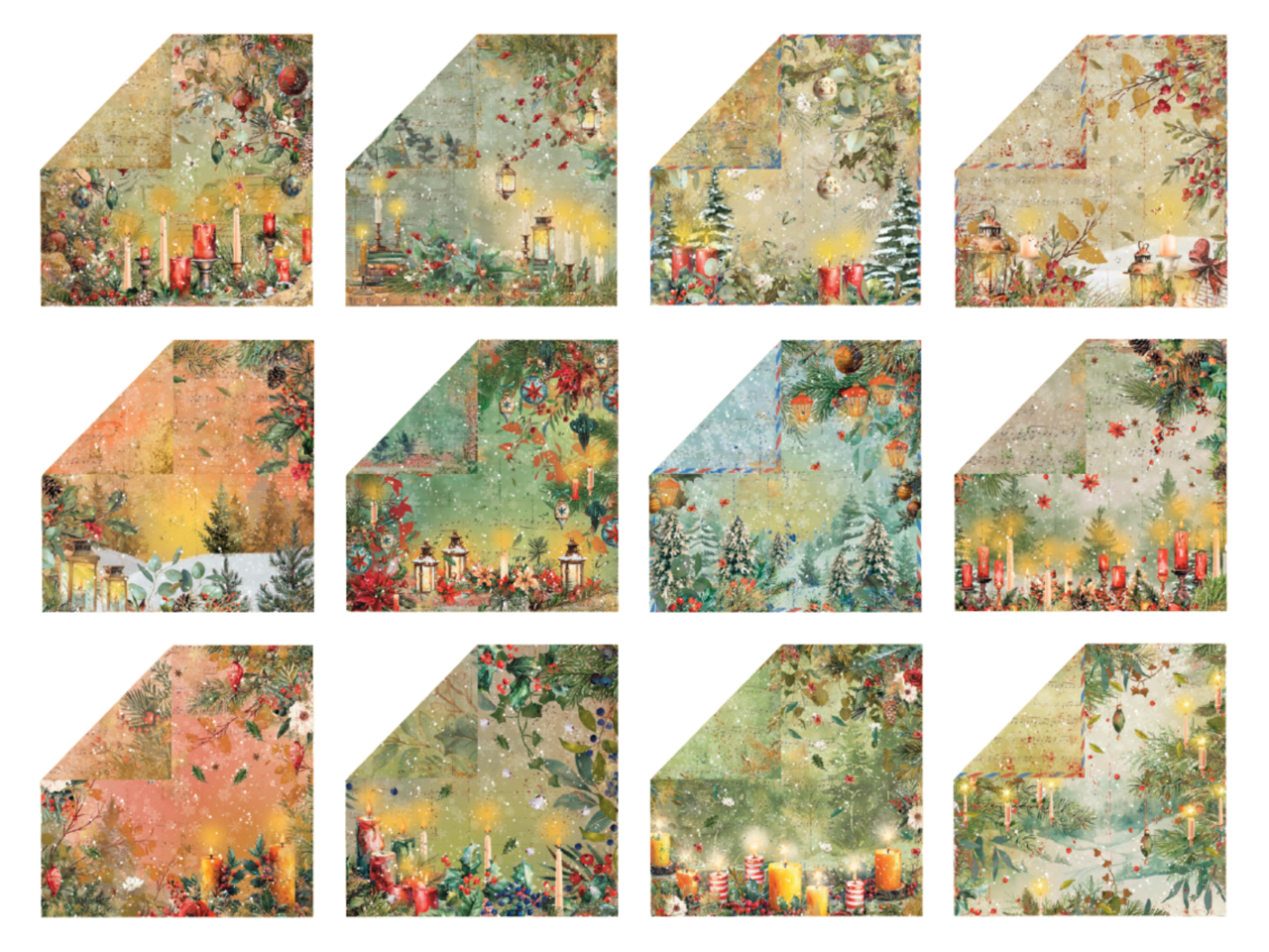 Crafter's Companion Christmas by Candlelight 6x6 Inch Paper Pad (CBC-PAD6) Crafter's Companion Christmas by Candlelight 6x6 Inch Paper Pad (CBC-PAD6)