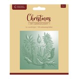 Crafter's Companion Christmas by Candlelight 3D Embossing Folder By Candlelight (CBC-EF5.5-3D-BYCA)