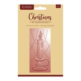 Crafter's Companion Christmas by Candlelight 3D Embossing Folder Christmas Candle (CBC-EF2.75-3D-CHCA)