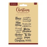 Crafter's Companion Christmas by Candlelight Clear Stamps Christmas Blessings (CBC-CA-ST-CHBL)