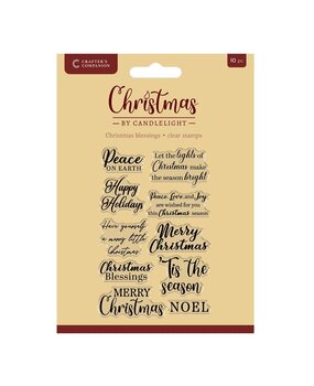 Crafter's Companion Christmas by Candlelight Clear Stamps Christmas Blessings (CBC-CA-ST-CHBL) Crafter's Companion Christmas by Candlelight Clear Stamps Christmas Blessings (CBC-CA-ST-CHBL)