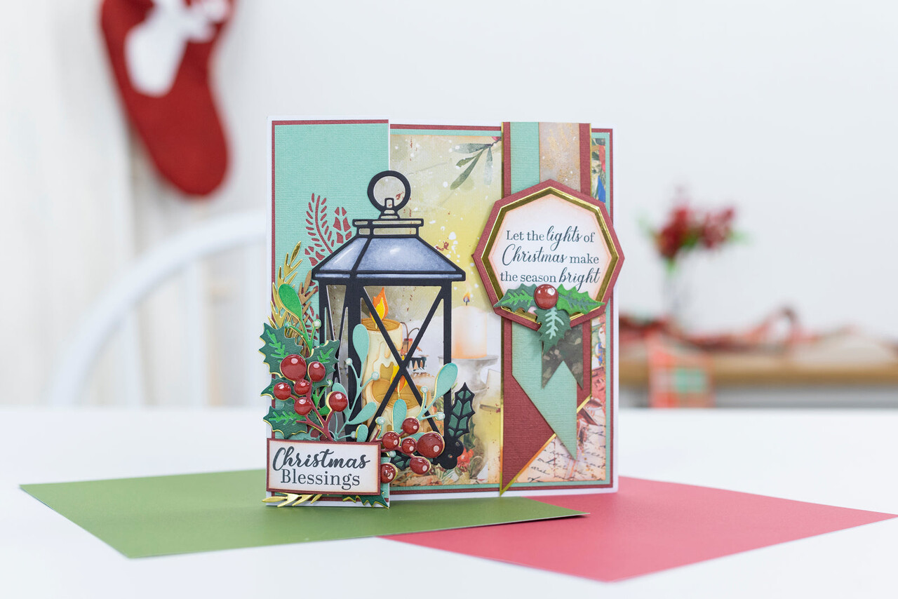Crafter's Companion Christmas by Candlelight Clear Stamps Christmas Blessings (CBC-CA-ST-CHBL)