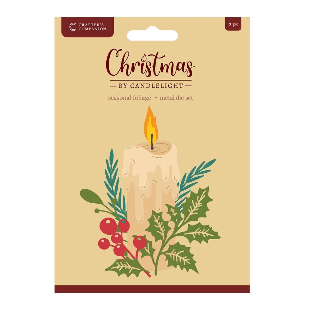 Crafter's Companion Christmas by Candlelight Dies Seasonal Foliage (CBC-MD-SEFO) Crafter's Companion Christmas by Candlelight Dies Seasonal Foliage (CBC-MD-SEFO)