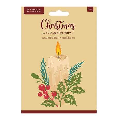 Crafter's Companion Christmas by Candlelight Dies Seasonal Foliage (CBC-MD-SEFO) Crafter's Companion Christmas by Candlelight Dies Seasonal Foliage (CBC-MD-SEFO)