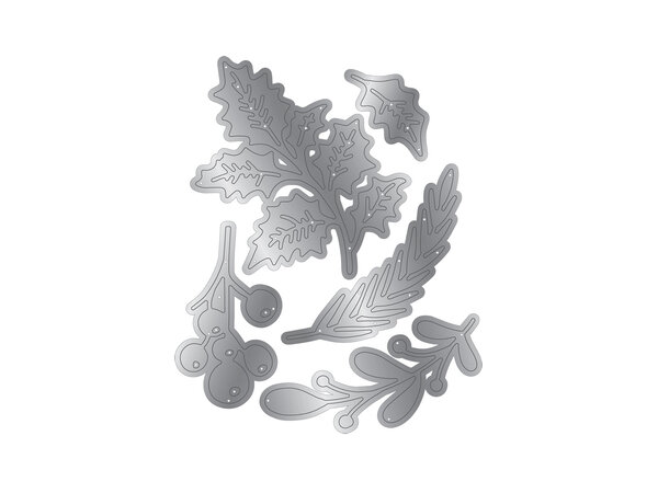 Crafter's Companion Christmas by Candlelight Dies Seasonal Foliage (CBC-MD-SEFO) Crafter's Companion Christmas by Candlelight Dies Seasonal Foliage (CBC-MD-SEFO)