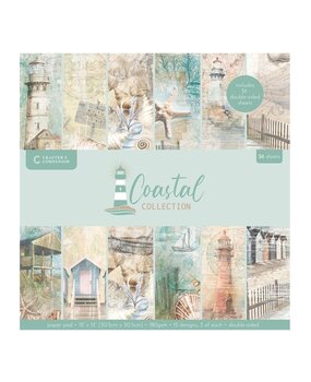 Crafter's Companion Coastal 12x12 Inch Paper Pad (CC-CO-PAD12)