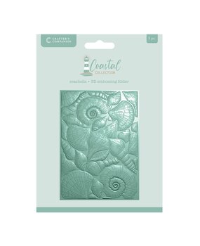 Crafter's Companion Coastal 3D Embossing Folder Seashells (CC-CO-3D-EF5-SESH) Crafter's Companion Coastal 3D Embossing Folder Seashells (CC-CO-3D-EF5-SESH)