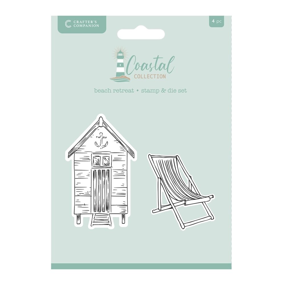 Crafter's Companion Coastal Stamp & Die Beach Retreat (CC-CO-STD-BERE) Crafter's Companion Coastal Stamp & Die Beach Retreat (CC-CO-STD-BERE)