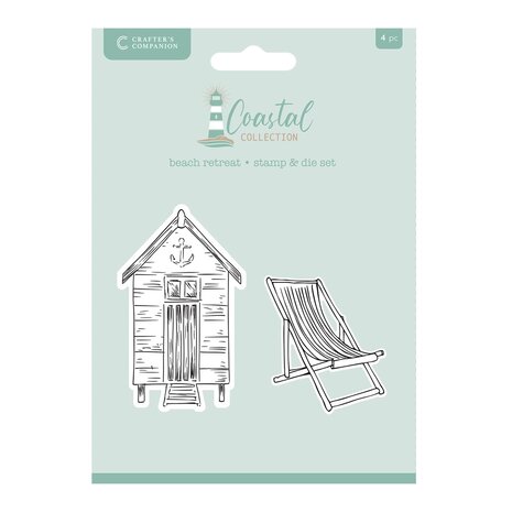 Crafter's Companion Coastal Stamp & Die Beach Retreat (CC-CO-STD-BERE) Crafter's Companion Coastal Stamp & Die Beach Retreat (CC-CO-STD-BERE)