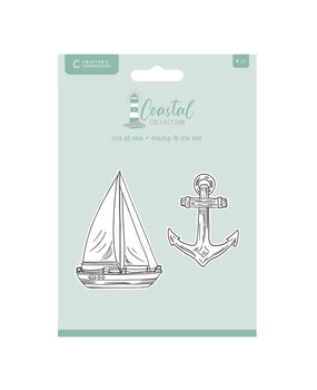 Crafter's Companion Coastal Stamp & Die Out at Sea (CC-CO-STD-OAS) Crafter's Companion Coastal Stamp & Die Out at Sea (CC-CO-STD-OAS)