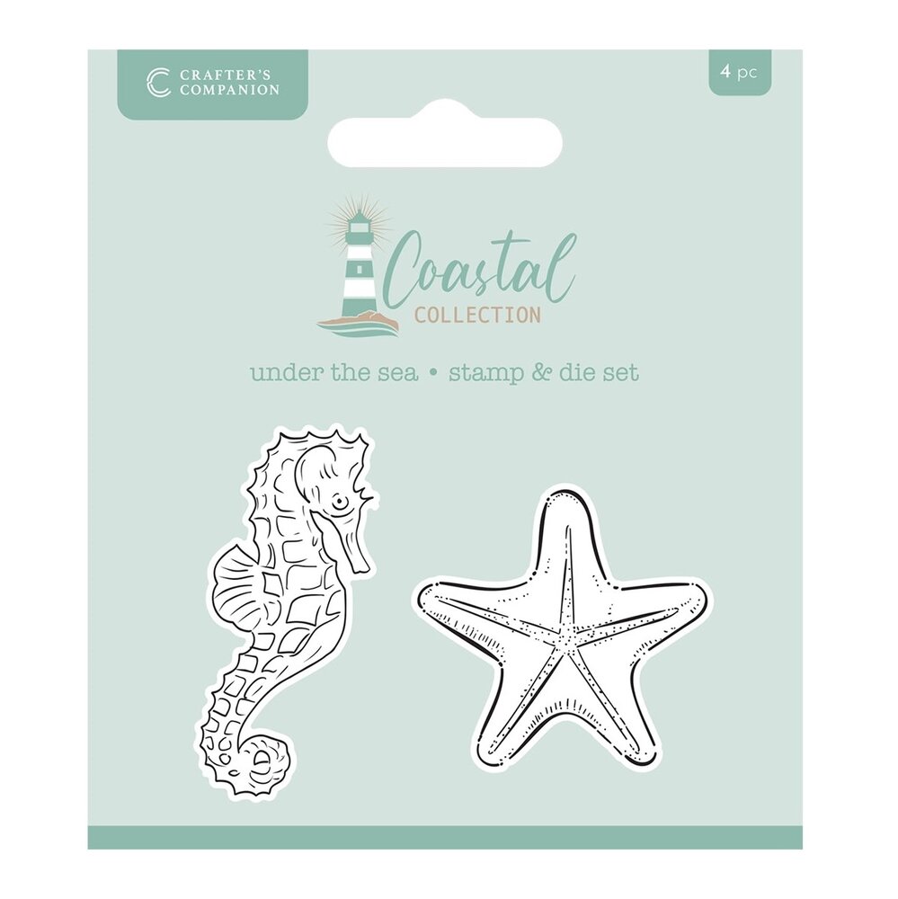 Crafter's Companion Coastal Stamp & Die Under the Sea (CC-CO-STD-UTS) Crafter's Companion Coastal Stamp & Die Under the Sea (CC-CO-STD-UTS)