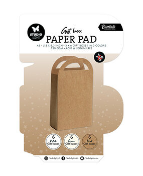 Studio Light Essentials Giftbag Gift Box Paper Pad (SL-ES-GBPP354) Studio Light Essentials Giftbag Gift Box Paper Pad (SL-ES-GBPP354)
