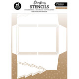 Studio Light Christmas Essentials Craft Stencil Tree Envelope (SL-ES-STEN07)