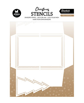 Studio Light Christmas Essentials Craft Stencil Tree Envelope (SL-ES-STEN07) Studio Light Christmas Essentials Craft Stencil Tree Envelope (SL-ES-STEN07)
