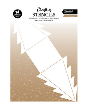 Studio Light Christmas Essentials Craft Stencil 3D Tree Box (SL-ES-STEN08) Studio Light Christmas Essentials Craft Stencil 3D Tree Box (SL-ES-STEN08)