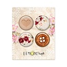 LemonCraft Memories Buttons/Badge (4pcs) (LEM-MEMO-04) (OUTLET) LemonCraft Memories Buttons/Badge (4pcs) (LEM-MEMO-04) (OUTLET)