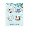 LemonCraft Sunny Love Buttons/Badge (4pcs) (LEM-SUNLO-04) (OUTLET) LemonCraft Sunny Love Buttons/Badge (4pcs) (LEM-SUNLO-04) (OUTLET)