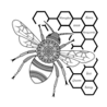 Crafty Individuals Honeybee Unmounted Rubber Stamps (CI-607) (OUTLET) Crafty Individuals Honeybee Unmounted Rubber Stamps (CI-607) (OUTLET)