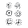 Crafty Individuals Floral Abstractions Blooms Unmounted Rubber Stamps (CI-632) (OUTLET) Crafty Individuals Floral Abstractions Blooms Unmounted Rubber Stamps (CI-632) (OUTLET)
