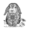 Crafty Individuals Daisy the Bunny Unmounted Rubber Stamps (CI-646) (OUTLET) Crafty Individuals Daisy the Bunny Unmounted Rubber Stamps (CI-646) (OUTLET)