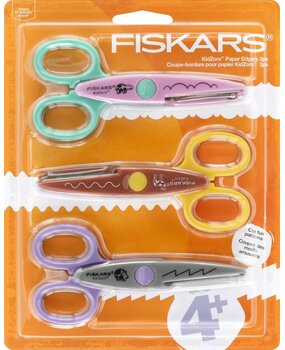 Fiskars Kidzors Scissors Zoo Animals (3pcs) (1003846)